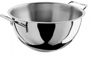 Soupière sans pied inox 18/10 - 22x12cm - 3L